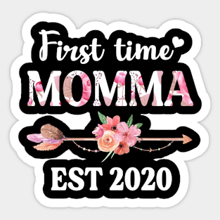 Promoted to Momma Est 2020 Sticker